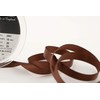 Berisfords Dark Brown Polyester Double Face Satin Ribbon 10mm 3501