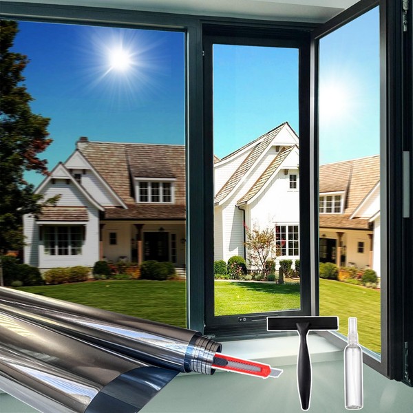 Window Privacy Film See Out Not in, One Way Privacy