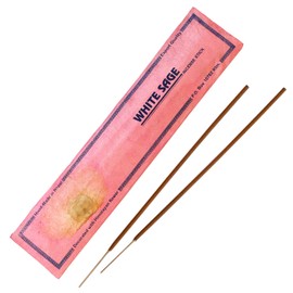 Bodhi® Premium White Sage Incense Sticks from Nepal, Chemical-Free, 100% Natural, Pack of 15