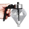 Honey Syrup Dispenser with Stand Multipurpose Honey Jar Clear Glass