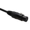 Pulse XLR Microphone Male to Female Audio Cable Black 1.5