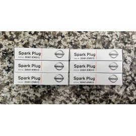 Factory/OEM 6PCS OEM Denso 22401-EW61C Dual-Iridium Spark Plugs for Nissan Infiniti Genuine