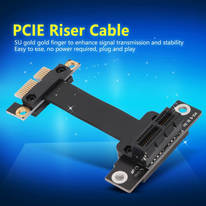 PCIE Extension Cable Bilateral Protection Strip Low Loss Good Stability