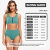 Molasus Women's Soft Cotton Underwear Briefs High Waisted Postpartum Panties