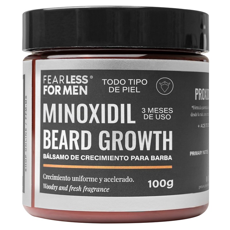 Fearless For Men Bálsamo de Crecimiento de Barba Fortificado con