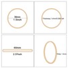 Rubber Bands Size #16 Beige 200g Elastic Rubber Bands for