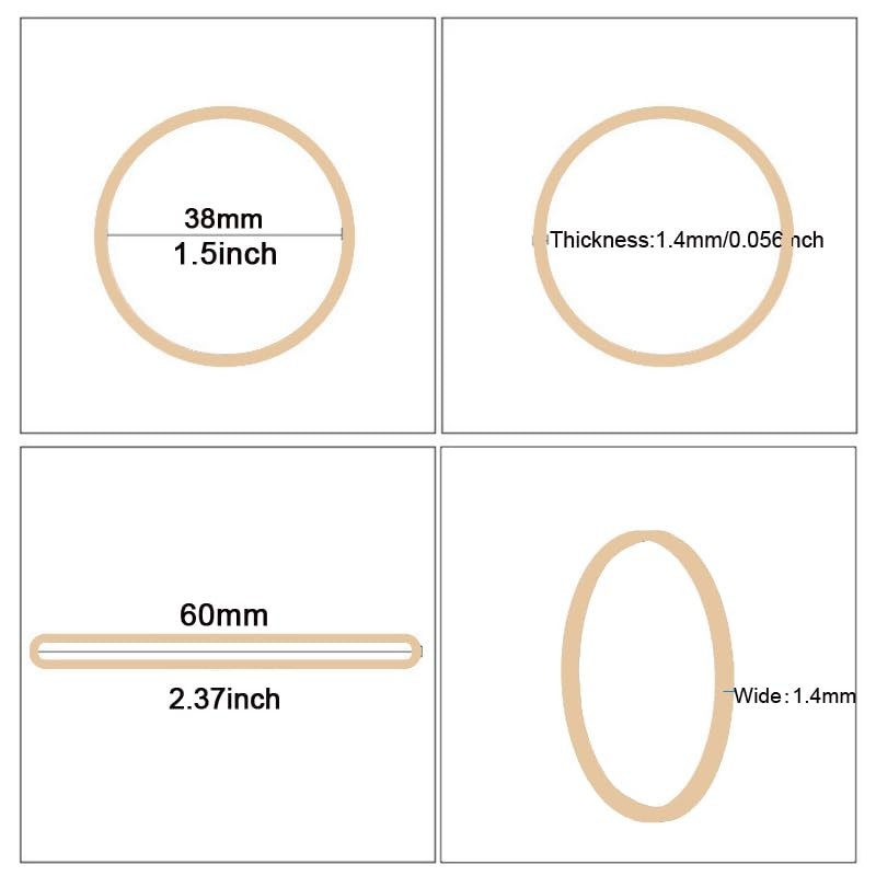 Rubber Bands Size #16 Beige 200g Elastic Rubber Bands for