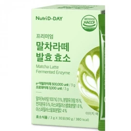 NutriDDay Premium Matcha Latte Fermented Enzyme / 뉴트리디데이 프리미엄 말차라떼 발효 효소
