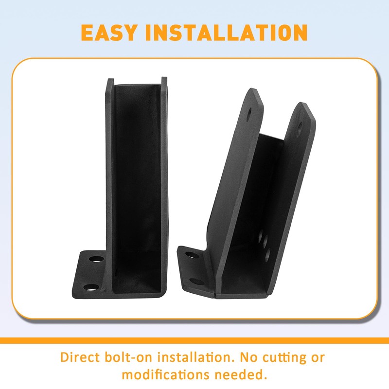 ECOTRIC Front Axle Pivot Drop Bracket Down Kit Compatible with