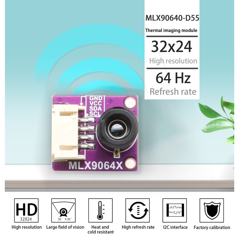 SEENGREAT MLX90640 IR Array Thermal Imaging Camera Module for Raspberry