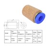 5Pcs Air Pneumatic Mufflers Exhaust Mute Silencer Noise Filter Reducer