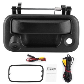 Acouto Cámara de visión Trasera con manija de Puerta Trasera, cámara de Vista Trasera con manija de Puerta Trasera para Maletero, Ajuste de monitoreo inverso para F150/F250/F350/F450/F550