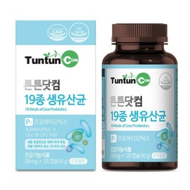 Teunteun.com 생유산균 (4개월분) 19종 유산균 총 100억 마리 투입 / 프로바이오틱스 Live Lactic Acid Bacteria (4 Months Supply) 19 Types of Lactic Acid Bacteria Total 10 Billion Ingested / Probiotics