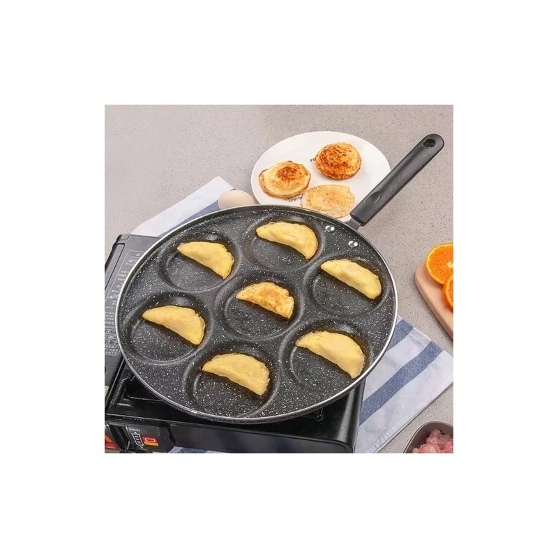Innovaciones Sartén Antiadherente Para Cocinar Huevos Con 7 Espacios