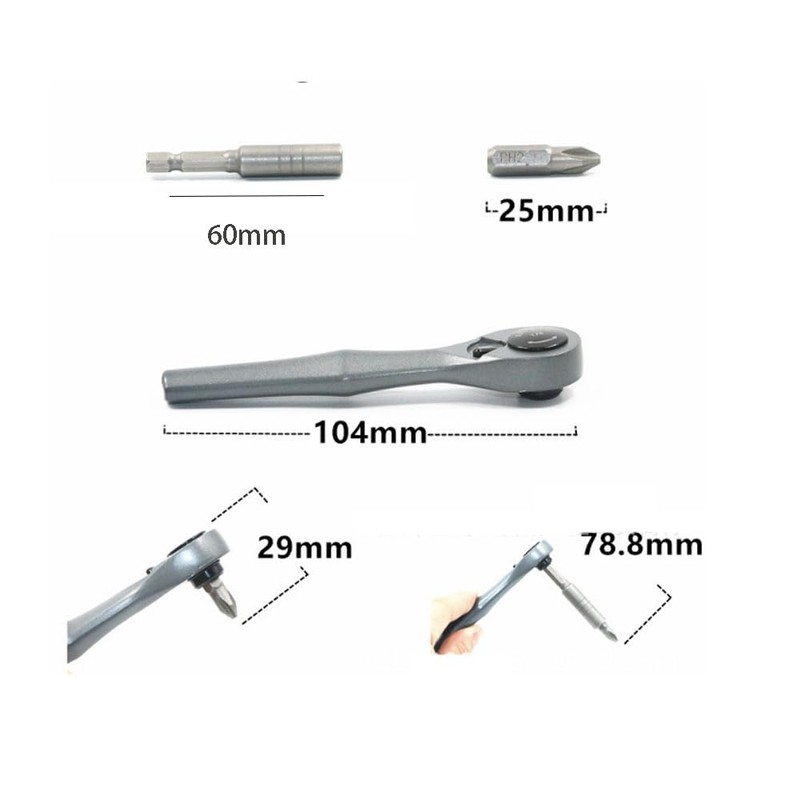 Precision Screwdriver Set, Basic, Magnetic Ratchet Wrench and Screwdriver Set,