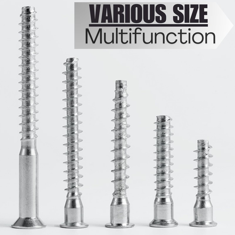 Confirmat Screws, M5 x 40mm 50 PCs, Hex Socket Drive