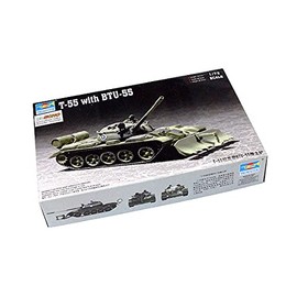 RCECHO® TRUMPETER Military Model 1/72 T-55 with BTU-55 Scale Hobby 07284 P7284 174; Full Version Apps Edition