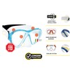 Cressi Fiji Unisex Adult Snorkel Mask, Transparent/Aquamarine, One Size