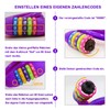 GOLDPOOL Kids Bicycle Cable Lock Colorful High Security 5 Digit