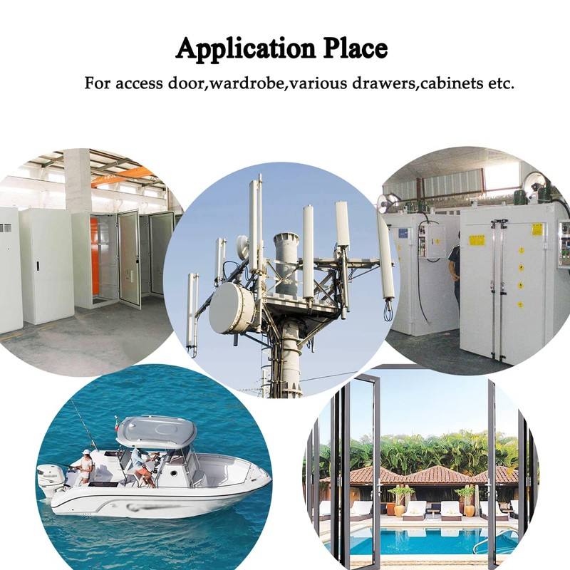 YUDTKK 2 Pack Zinc Alloy Recessed Pull Handles Container Handle