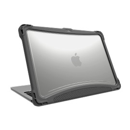 Brenthaven 360 Laptop Case Fits ONLY MacBook Air 13.6 inch M4 | M3 | M2 (2022-2024) Durable Rugged Lightweight Drop Tested Computer Cover Protection for Kids Students School and Office Supplies Gray