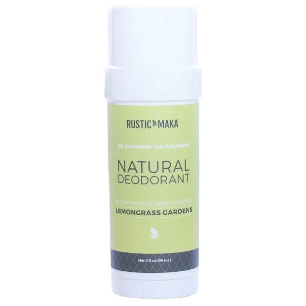 Rustic Maka Natural Deodorant Stick - Lemongrass Gardens 59ml - Discontinued Brand