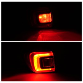 HECASA Tail Light Compatible with 2017-2019 GMC Acadia Halogen Taillight Rear Lamp Assembly Replacement for 84709444 GM2804126 Driver Left Outer