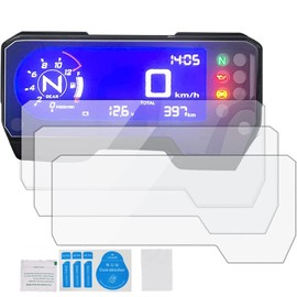 ziyue [Set of 3] Compatible with Honda CBR650R CB500F CB650R 2019+ Dashboard Screen Protector, Instrument Speedometer Cluster, Scratch Protection Film Anti-Glare, Film Application Tool Included