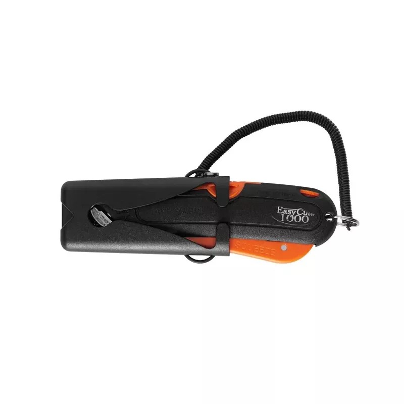 EasyCut Box Cutter 1000N Orange + 81 Count Blades Pack