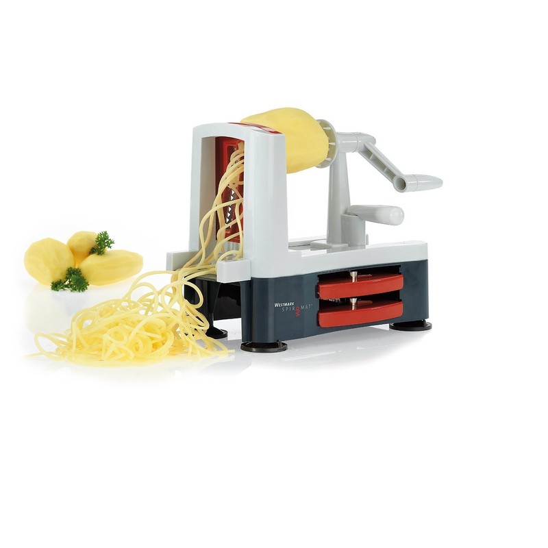 Westmark Stainless Steel Tri-Blade Vegetable Spiral Slicer Spiralizer