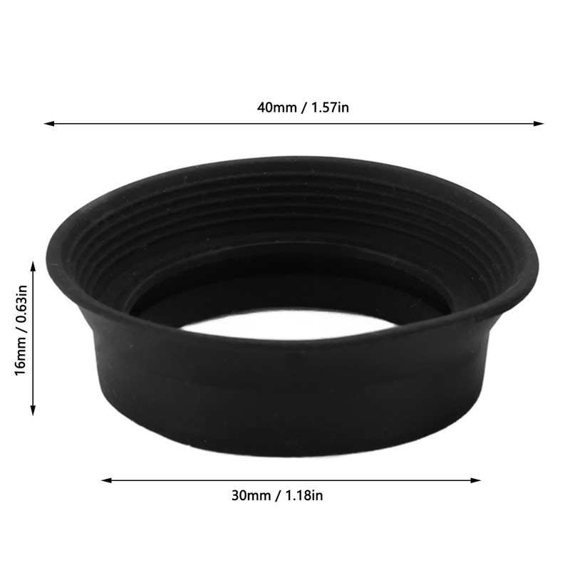 2 Pcs Scope Eyepiece Eyecup Foldable Soft Rubber Eyepiece Cover