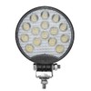 Maxxima Round 15 LED Work Light 1,200 Lm 12/24VDC Black
