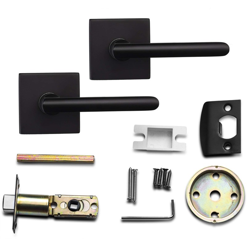Berlin Modisch Passage Lever Door Handle Slim Square Non-Locking Lever