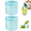 Cylinder Silicone Ice Cube Mold, New 3D Ice Cubes Maker,