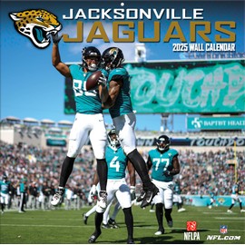 Jacksonville Jaguars 2025 12x12 Team Wall Calendar