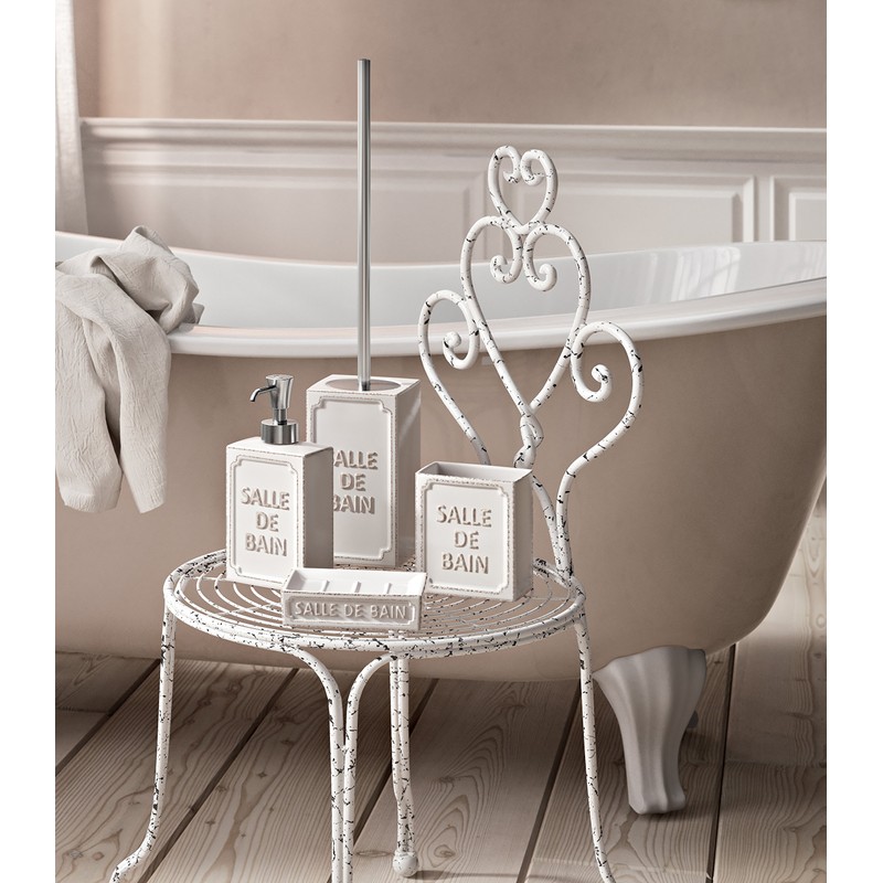 Gedy Vivienne Soap Dish, Ceramic, White, One Size