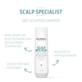 Goldwell Dualsenses Scalp Specialist Anti-Dandruff Shampoo for Sensitive Scalp and Thinning Hair, 250 ml