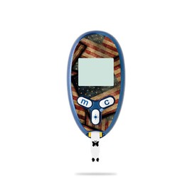 MightySkins Skin Compatible with Abbott Freestyle Lite - Vintage American | Protective, Durable, and Unique Vinyl Decal wrap Cover | Easy to Apply, Remove, and Change Styles | Made in The USA