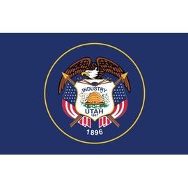 Gallopade Publishing Group Utah Flag Poster (9780635116086), 11 x 17 Inch