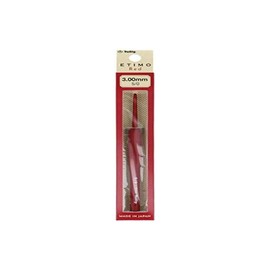 Tulip Etimo Red Crochet Hook Soft Grip 3.00 mm Pack of 1