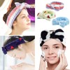 LAXIZAR 10 PCS Bow Headbands Shower Spa Headbands Headwraps for
