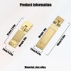 HIZEFSOO 4Pack Pendant Handle Engraved Sea Wave Non Slip Cabinet