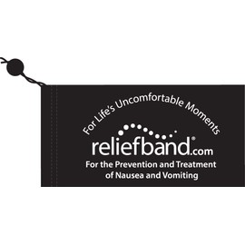 Reliefband - Bolsa de Transporte para muñeca, diseño de Bandas de Enfermedad de Movimiento 1.5 y 2.0, para un fácil Viaje y Comodidad