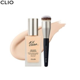 CLIO New Matt Foundation Special Set 2items, Shade:1.5 Fair
