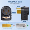 Nilight 50 Amp RV Surge Protector 125V/6250W RV Surge Adapter