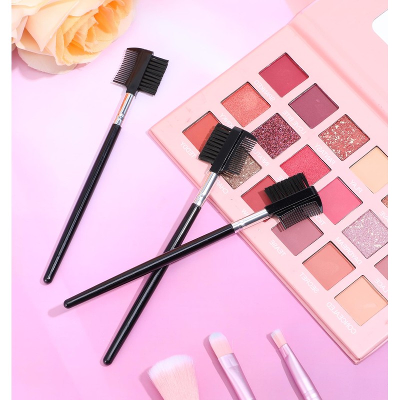 6 Pack Brow Comb, Eyebrow Comb for Women, Eyebrow Brush
