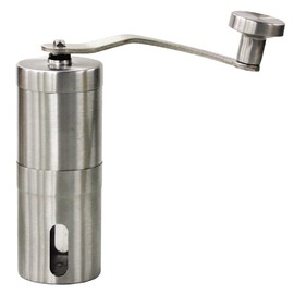 Alphax AP-620303 Manual Coffee Grinder, Adjustable Coarseness, Stainless Steel, Ceramic Burr, Outdoor, Camping
