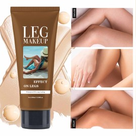 Waterproof No Transfer Leg Makeup Full Coverage,Concealer for Varicose Veins, Scars & Tattoos Cover Up,Long Lasting on Mature Skin & Dark Skin Tones,Self Tan Legs Lotion