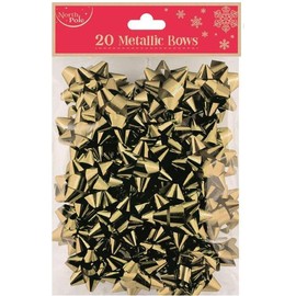 WOW Metallic Gift Bows - Pack of 20 - Red