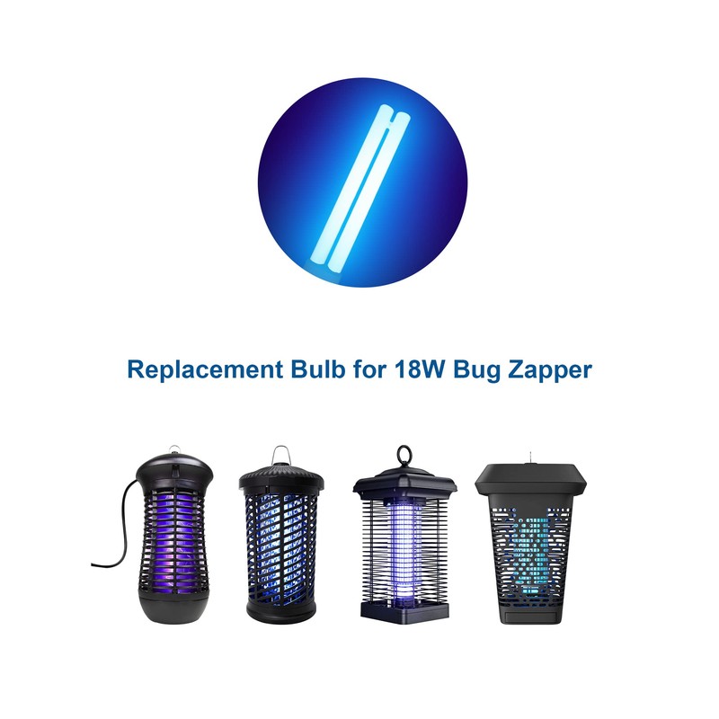 18W H-Shaped Bug Zapper Replacement Bulbs Compatible with 18W Indoor